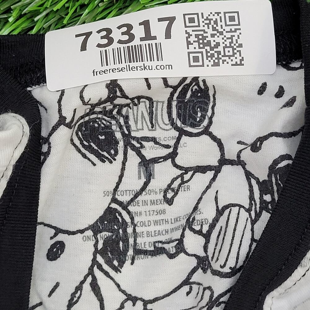 Snoopy AOP Shirt Womens Small 17x26 Peanuts - Picture 8 of 12